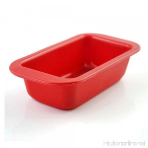 V-Top-Shop High Grade Silicone Baking Mold 2.44 x 4.33 inches Mini Loaf Pan Rectangle Bread Cake Mould Soap Bakeware Tool - B07GDQY2DY